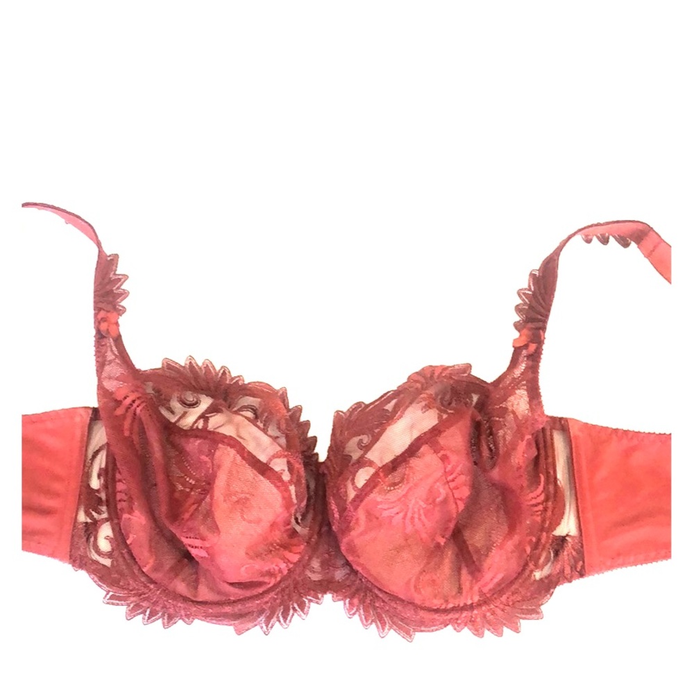 Burgundy Empreinte Thalia Full Coverage Bra